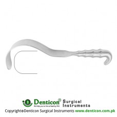 Deaver Retractor Fig. 4 - With Hollow Handle Stainless Steel, 31.5 cm - 12 1/2" Blade Width 25 mm